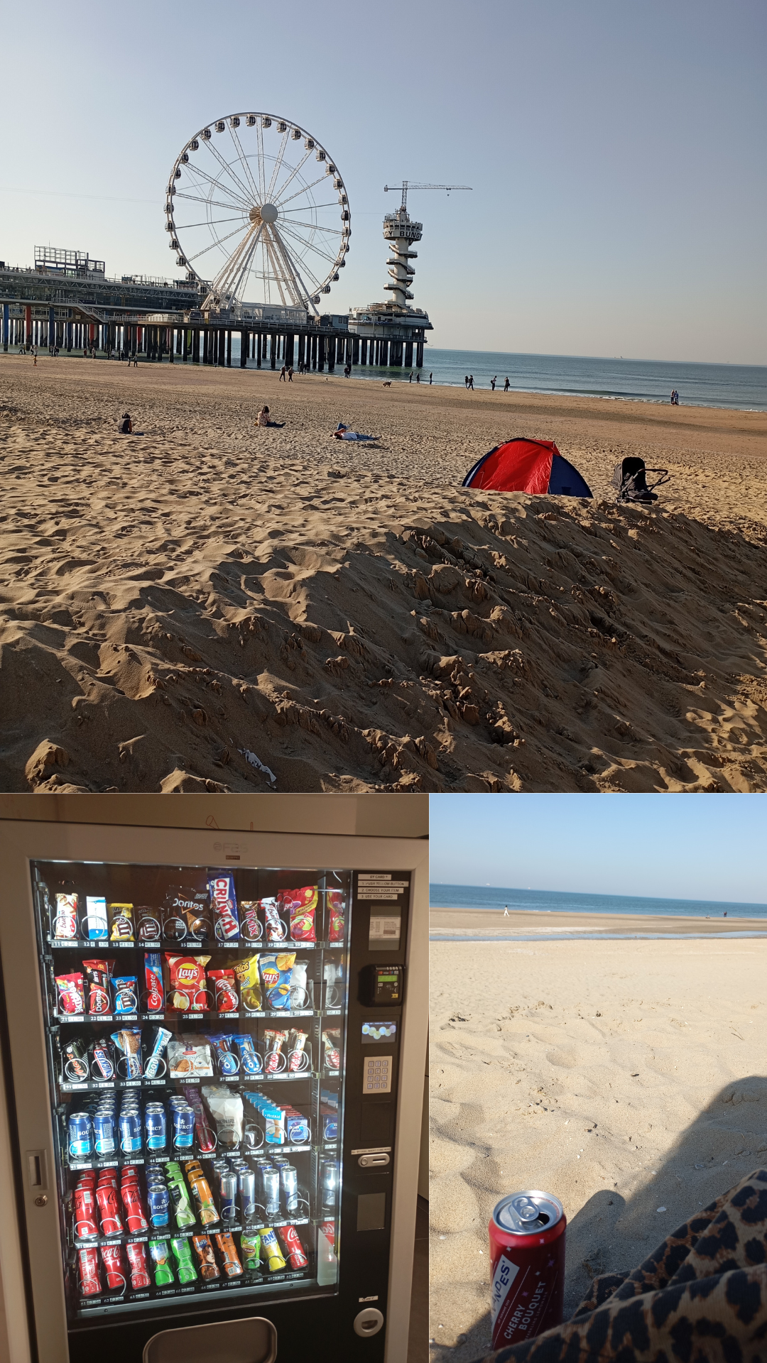 Hotellobby im easyHotel Scheveningen Beach mit Snackautomat