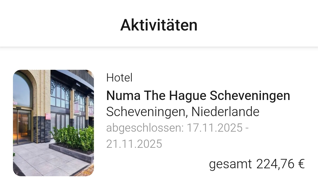 Numa The Hague Scheveningen- Strandurlaub im Aparthotel screenshot buchung numa the hague scheveningen