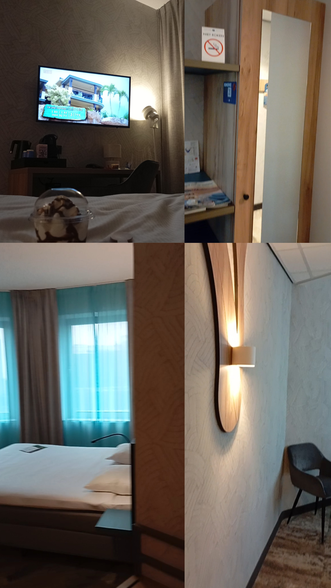 Fletcher Hotel Scheveningen- Deluxezimmer für Genießer fletcher hotel scheveningen tv schrank