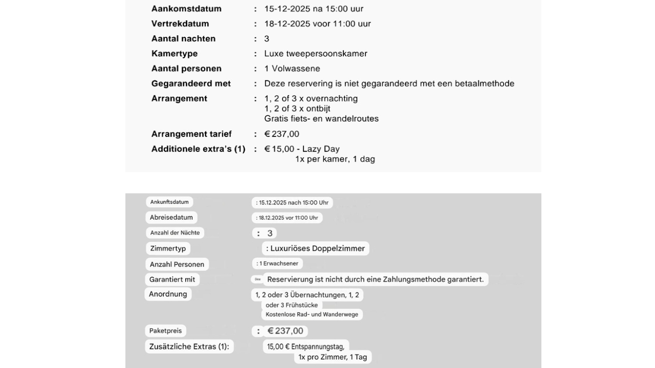 Fletcher Hotel Scheveningen- Deluxezimmer für Genießer screenshotbuchungfletcherhotelscheveningendoppelzimmer